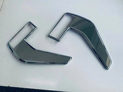 ABS Chrome Side Fender Trim Covers for 2021-2023 Ford F150 (2021-2023)