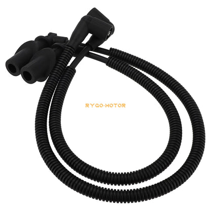 2x Ignition Coil Spark Plug Cap & Wire for Polaris Sportsman