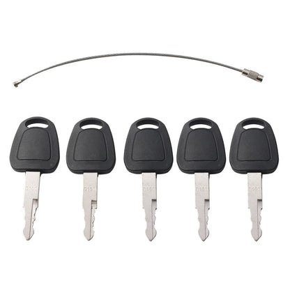 5PCS Keys for Daewoo Doosan Excavator Models Heavy Equipment