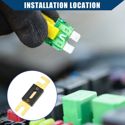 Mini ANL Fuse / 2 x 500A / Fuse for Car Motorcycle Boat