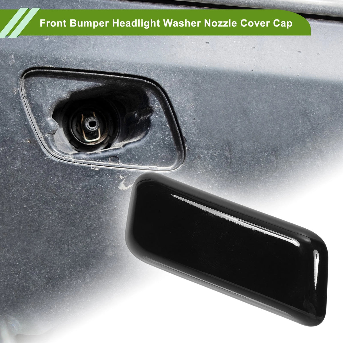Front Right Washer Nozzle Cover for Toyota Land Cruiser (2016-2021) Black