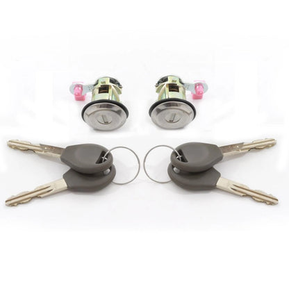 Door Lock Safety Key Set LH+RH Fits Nissan Frontier Navara D22 Truck 1997-05 D08