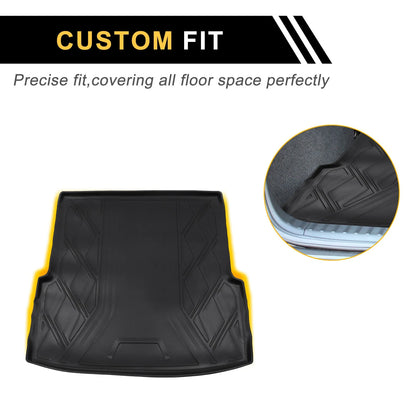 Cargo Liner Rear Trunk Mat 5 Seats for BMW I4 (2022-2025) Diamond Pattern TPE