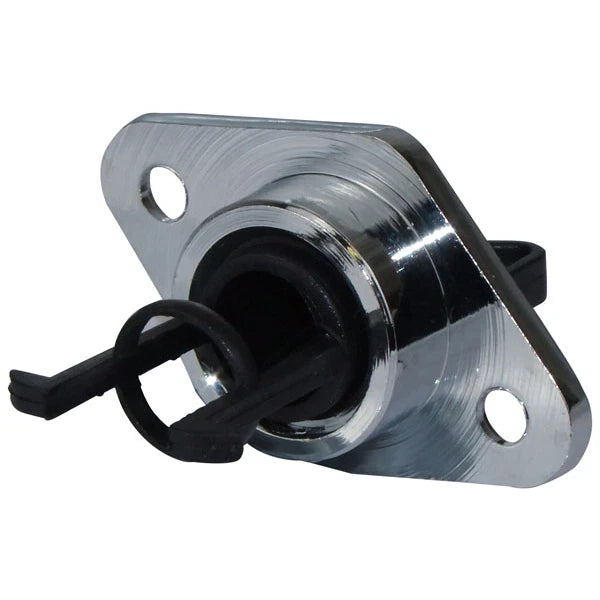 3 Boat Bungs Chrome Base Coarse Thread Transom Bung for Various Models