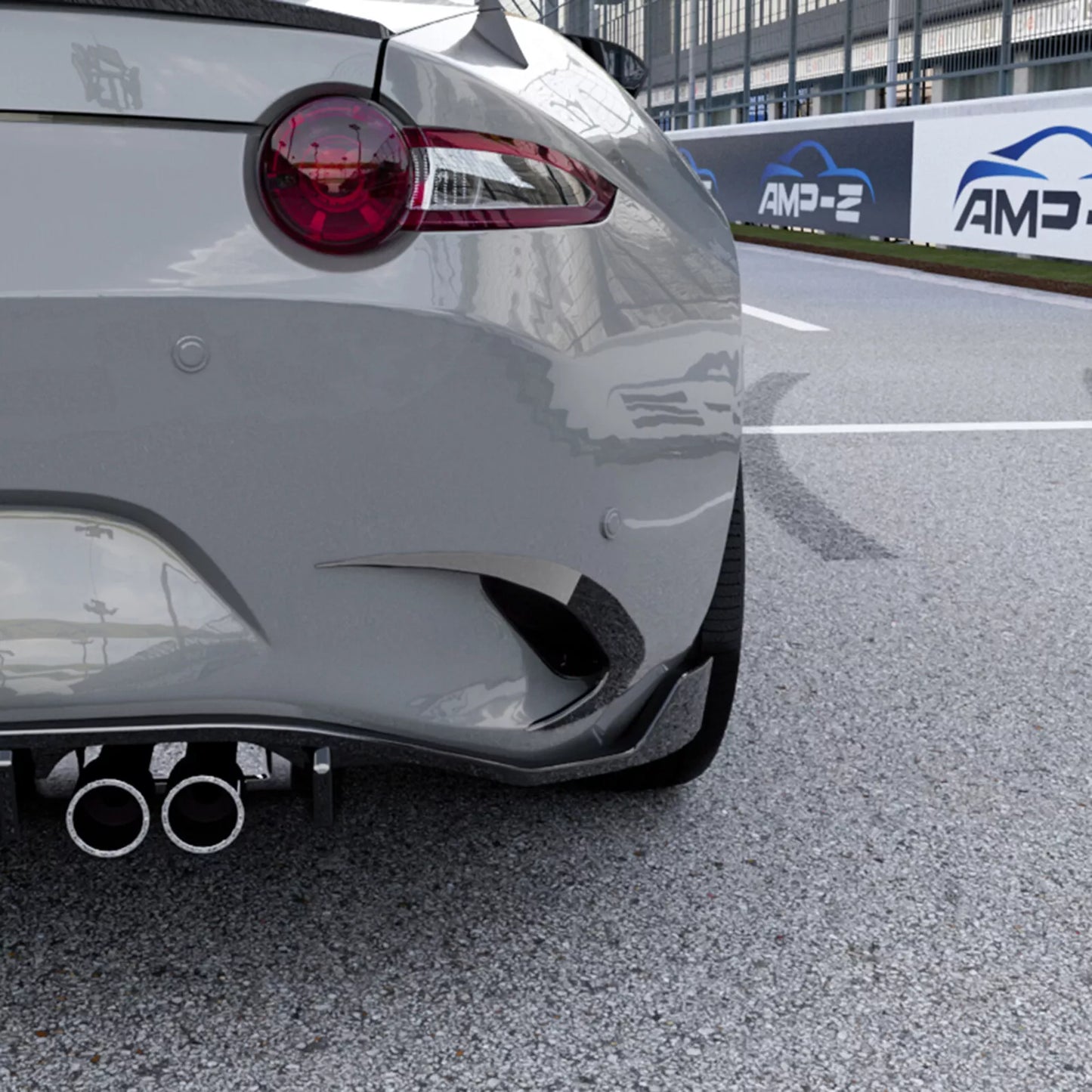 Rear Side Spoiler Air Vent Trims for Mazda MX-5 Miata (2016-2025)
