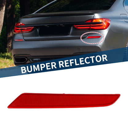 Bumper Reflector for BMW 740i 2016-2019 Red 1 x Rear Right