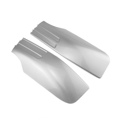 Roof Rack Rail End Covers for BMW X6 E71 E72 (2008-2014) 2 x Silver Set