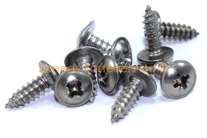 Screws / 10x / Honda stainless fairing screws 4.2mm x 12mm for Honda