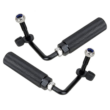 Pair Door Hinge Foot Pegs for 2007-2020 Jeep Wrangler JK JKU JL