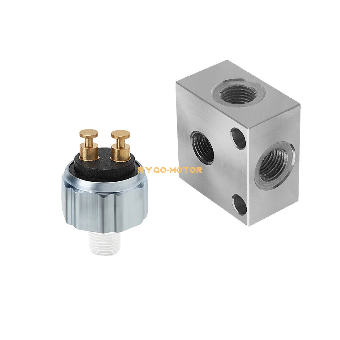 Brake Cross Fitting & Stoplight Pressure Switch for Polaris RZR Ranger