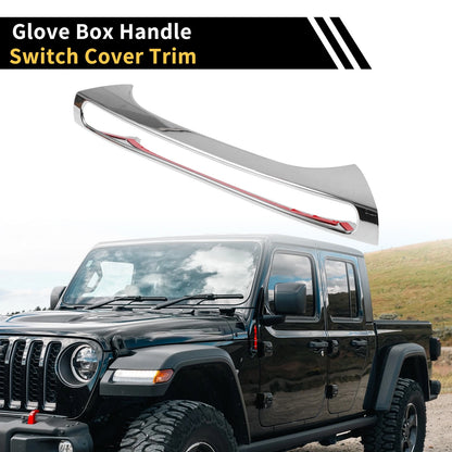 Glove Box Handle Switch Cover Trim for Jeep Wrangler JK (2007-2018)