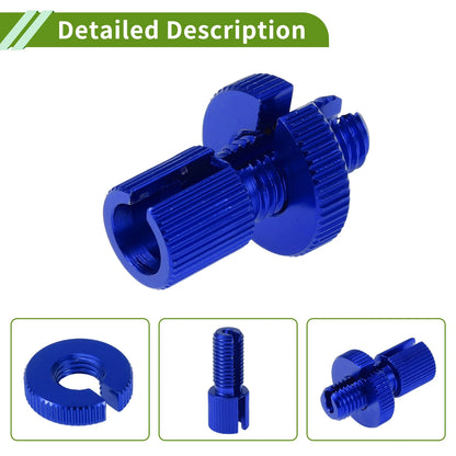 4 Pcs M10 Aluminum Motorcycle Clutch Brake Cable Adjuster Screw for Motorcycle