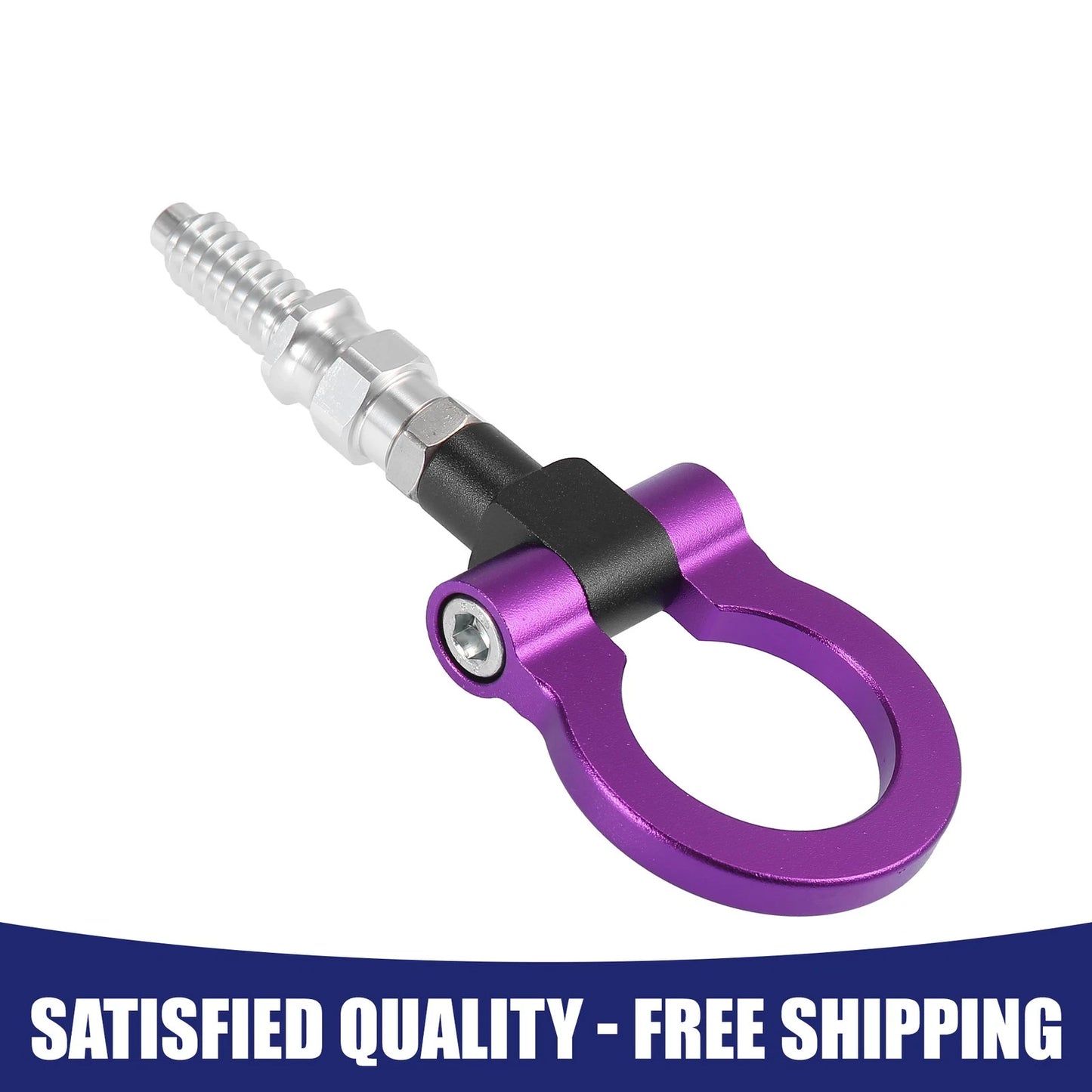 Front Bumper Trailer Ring Eye Towing for Universal Vehicle
