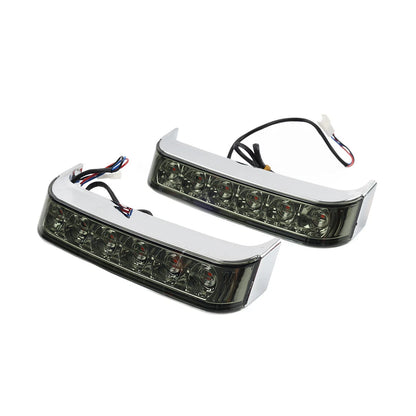 Smoke Saddlebag Run Brake Tail Light for Harley Touring Street Glide (2009-2023)