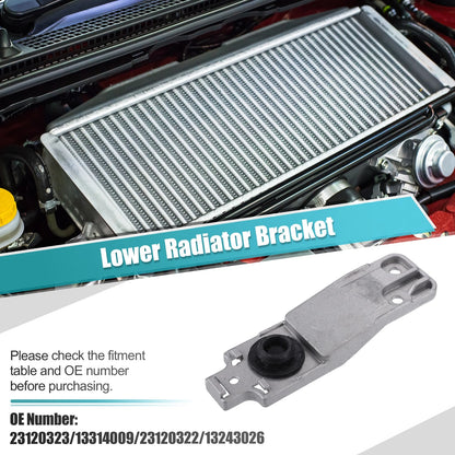 2 x Lower Radiator Bracket with Rubber Cushion Bushing for Buick