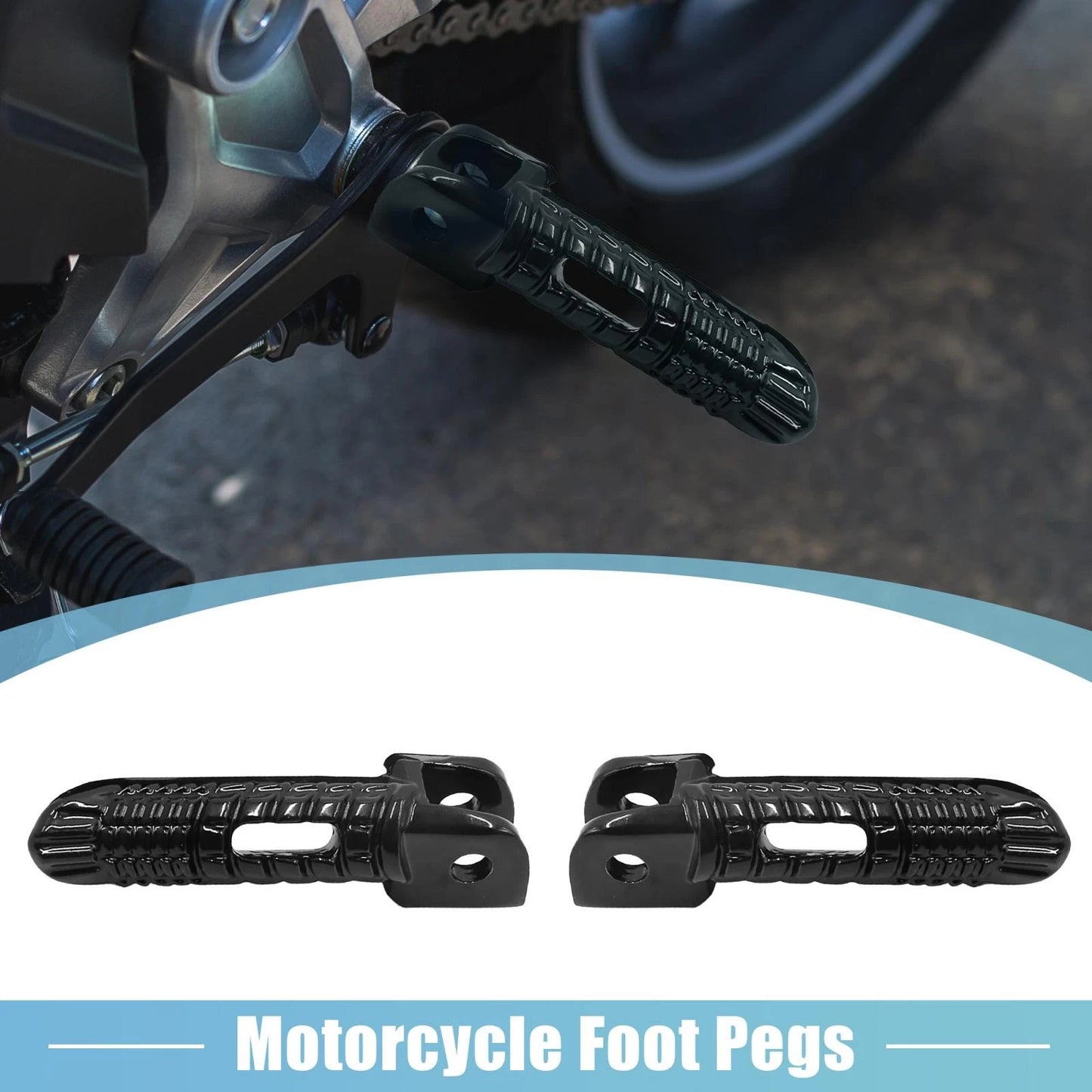 8mm Aluminum Alloy Motorcycle Footpegs for Suzuki