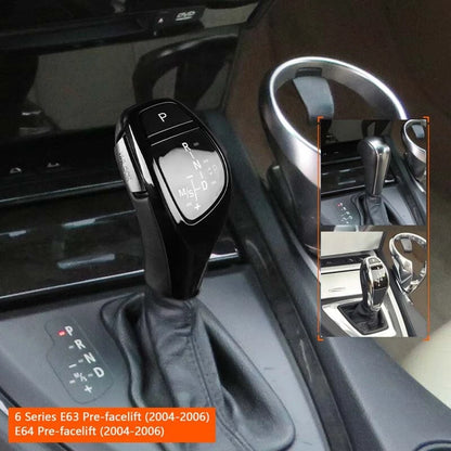 Black Automatic LED Shift Knob Gear Shifter For BMW 6 Series E63 E64 2004-2006