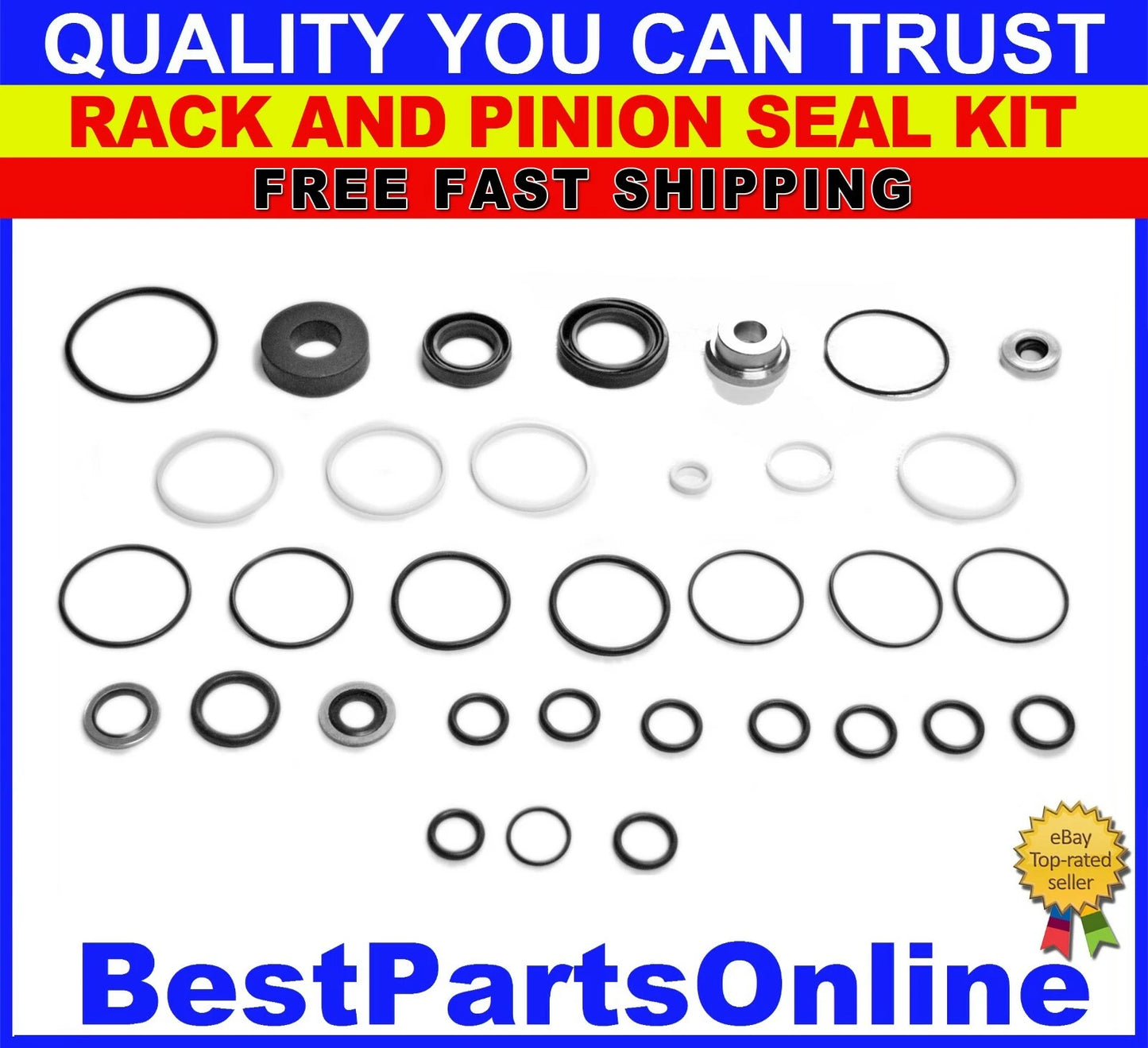 Power Steering Rack and Pinion Seal Kit for Audi 5000 (1984–1988)