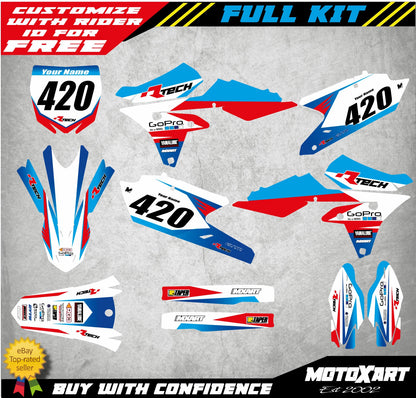 Custom Graphics Kit for Yamaha YZF 450 (2014-2017) FORTRESS STYLE Stickers