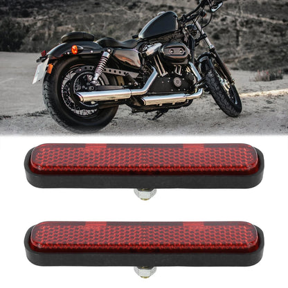 Pair 2 x Front Fork Leg Reflector Reflective Sticker for Motorcycle Dirt Bike
