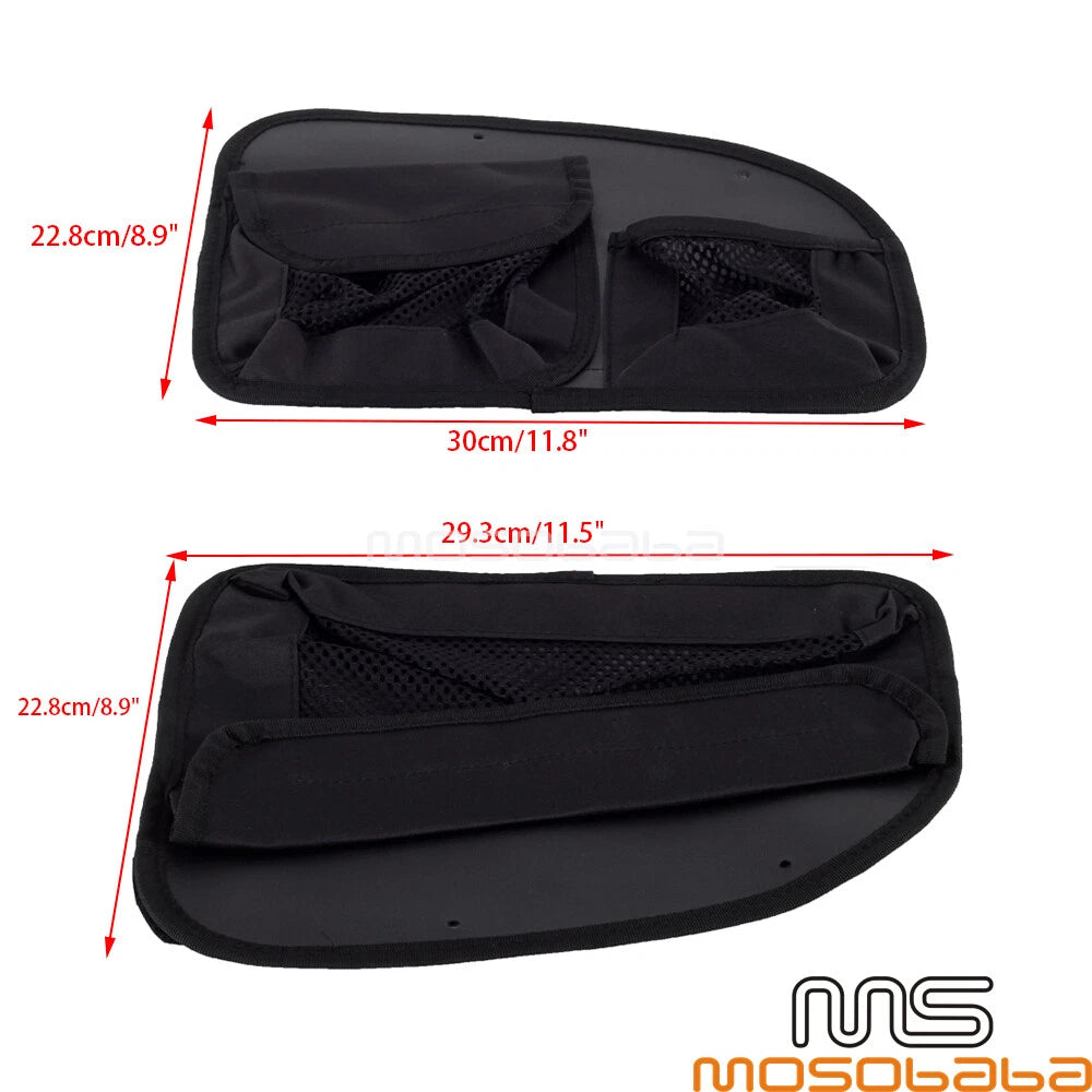 Trunk Lid Organizer Bag for Honda Goldwing GL1800 (2018-2023) Black