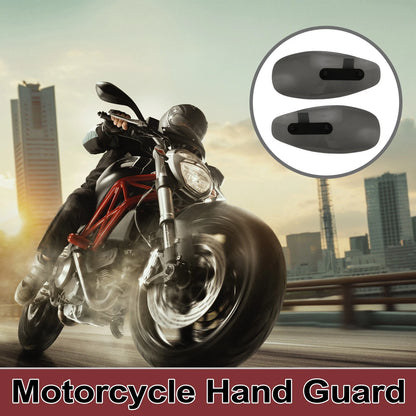 Hand Guard Set for Motorcycle Universal Smoked Black Cold Protection