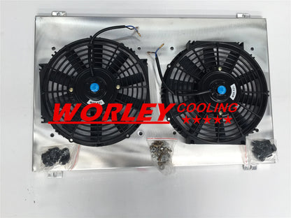 3ROW Alloy Radiator & Fan for Ford Falcon BA BF V8 (2002-2008)
