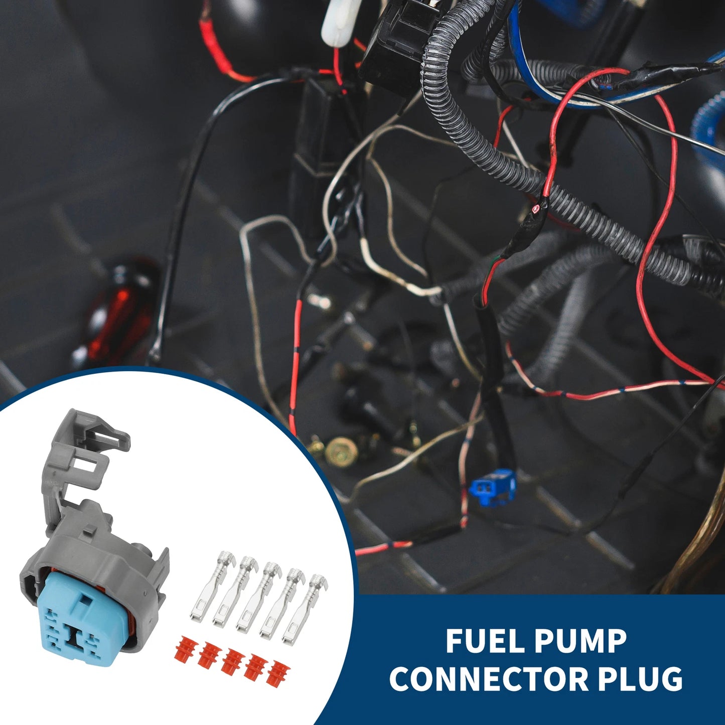 5-Pin Fuel Pump Connector Plug Female Wire Terminal for Honda Acura 1 Set