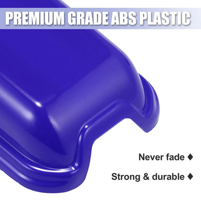 2 x Blue Engine Hood Hinge Covers for Jeep Wrangler JL JLU (2018-2021)