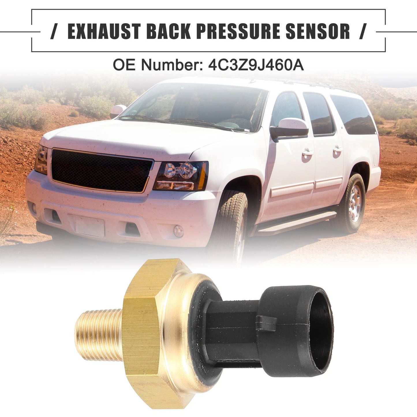 Exhaust Back Pressure Sensor for Ford F-350 Super Duty 6.0L 7.3L Diesel (2003-2007)