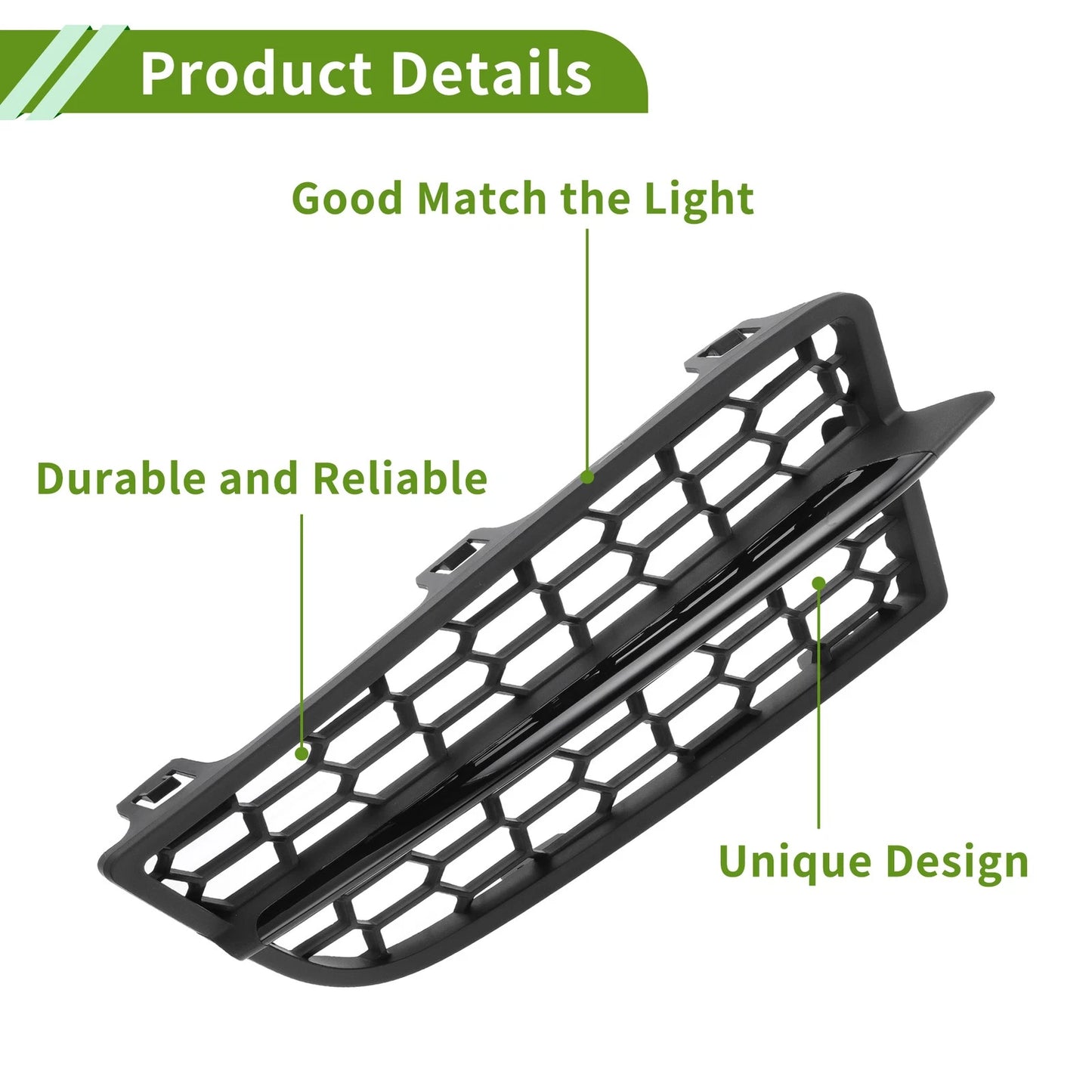 Front Left Fog Light Grill for BMW 1-Series (2011-2015) - 1 Pcs