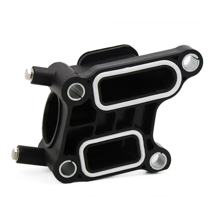 Black Thermostat Housing Water Outlet Mount for Chrysler