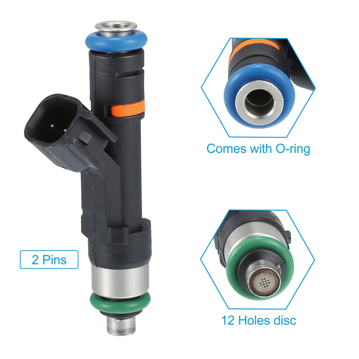 Fuel Injector Replacement 12 Holes Disc for Ford F-150 (2007-2008)