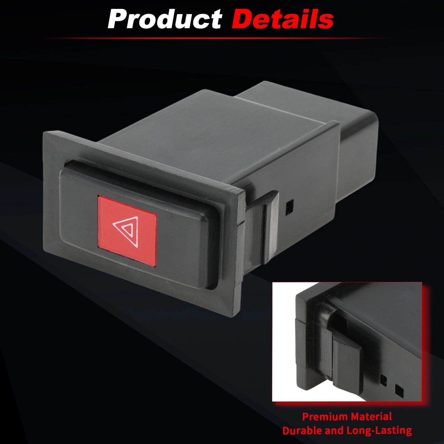 Hazard Warning Flasher Switch for Emergency Signal Light Button (No.8433289110)