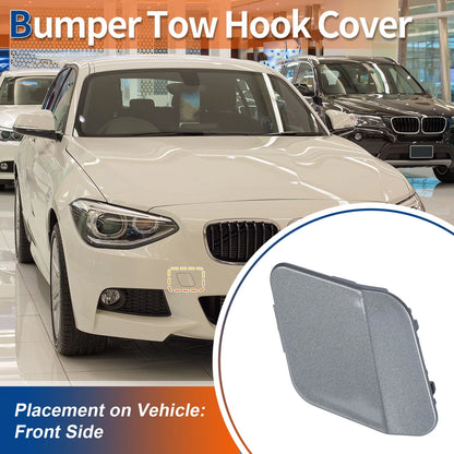 Front Tow Hook Cover for BMW 114i (2012-2014) Mineral Grey