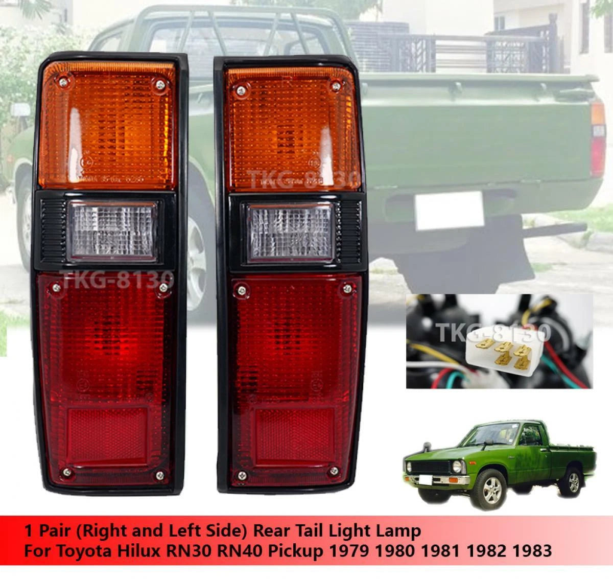 2 x Tail Light for Toyota RN30 RN40 (1978-1983)