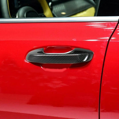 Carbon Fiber ABS Door Handle Cover Trim for Kia Sorento (2021-2022)