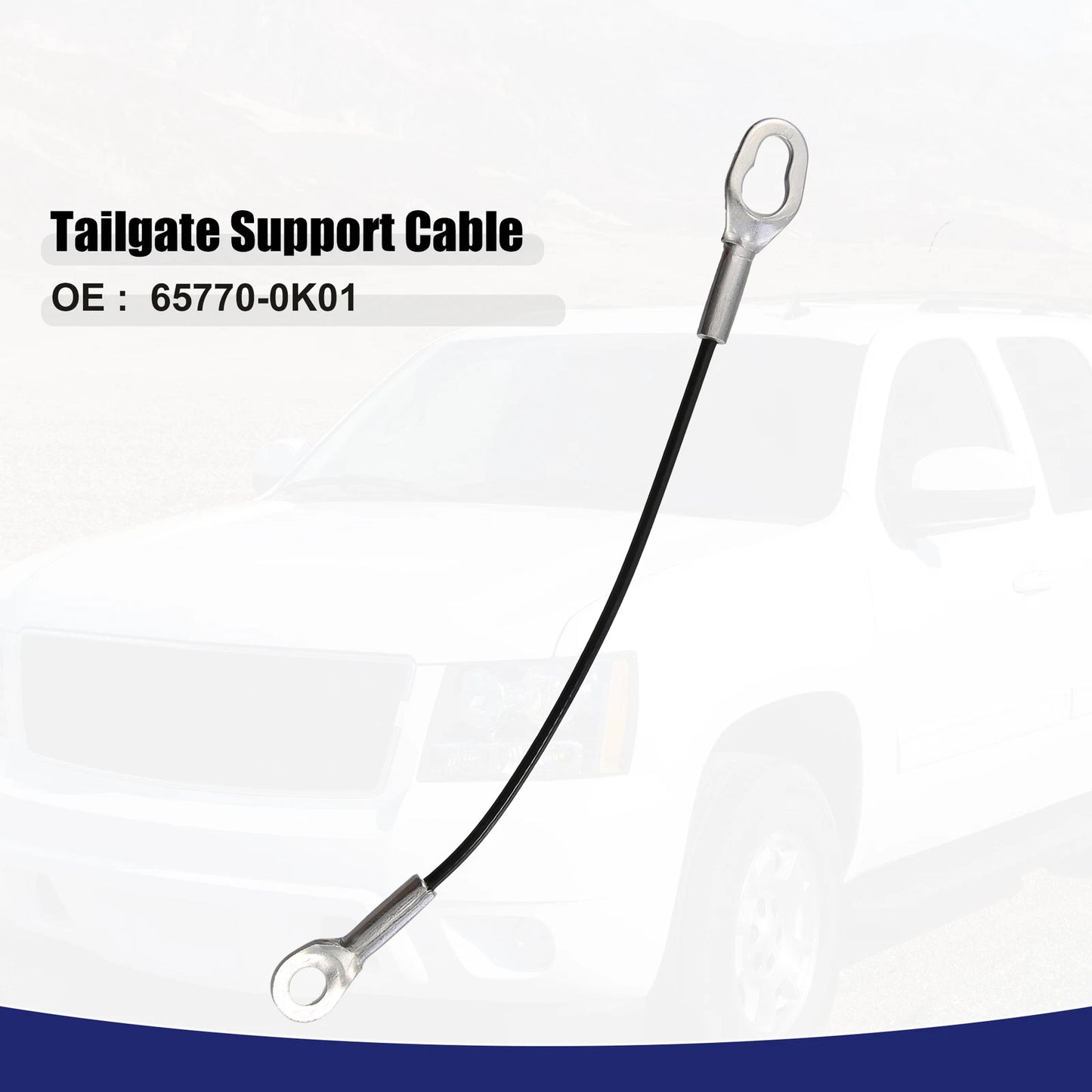 Rear Tailgate Lift Gate Support Straps for Toyota Hilux (2005-2023)