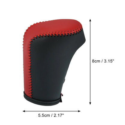Car Gear Shift Knob Cover for Honda Accord (2018-2022) Black Red