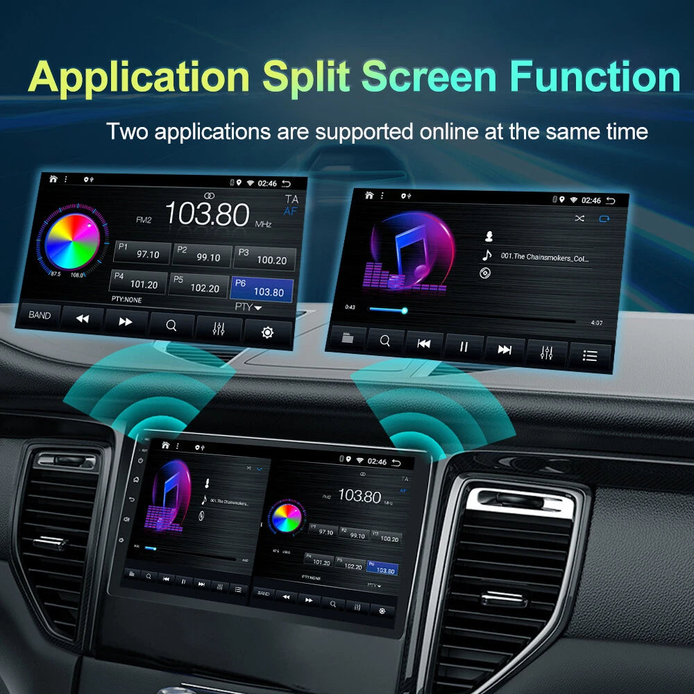 Android Head Unit 4/64G for Toyota Prado (2009-2013) CarPlay GPS Radio