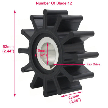 Sea Water Pump Impeller Kit for Sherwood G905/G906/G907/G908/G910P