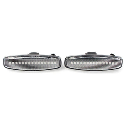 Clear LED Sequential Side Marker Lights for Infiniti EX25 M35 Q60 Q70 QX50 (2008-2020)