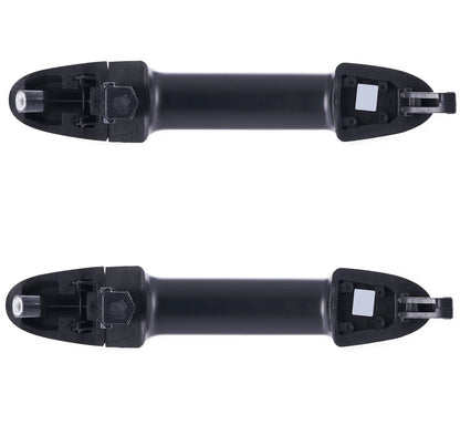 2pcs Rear LH+RH Black Outer Door Handle for Hyundai Santa Fe CM (2005–2012)