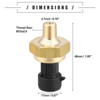Exhaust Back Pressure Sensor for Ford F-350 Super Duty 6.0L 7.3L Diesel (2003-2007)