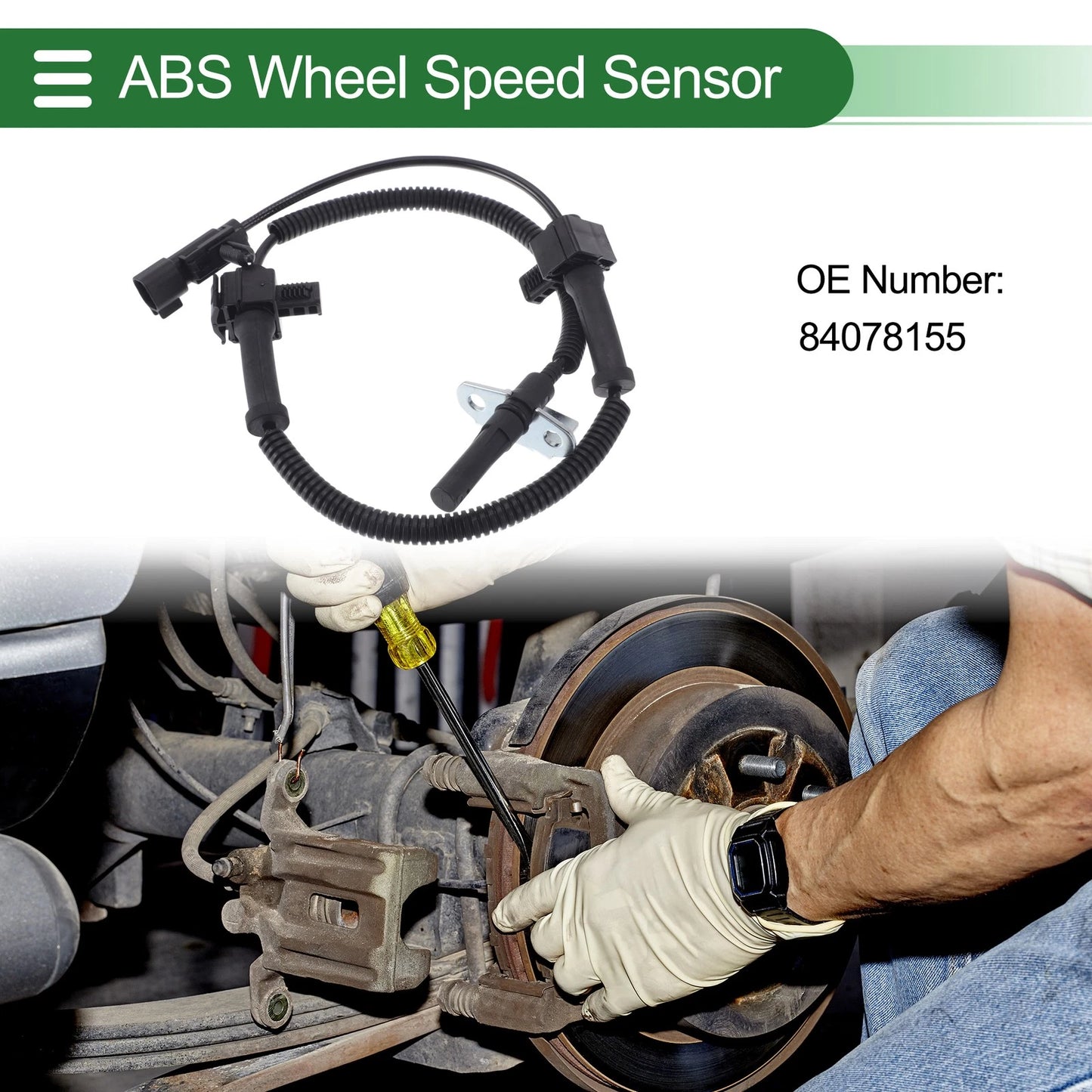 ABS Wheel Speed Sensor for Chevrolet Silverado Left Rear