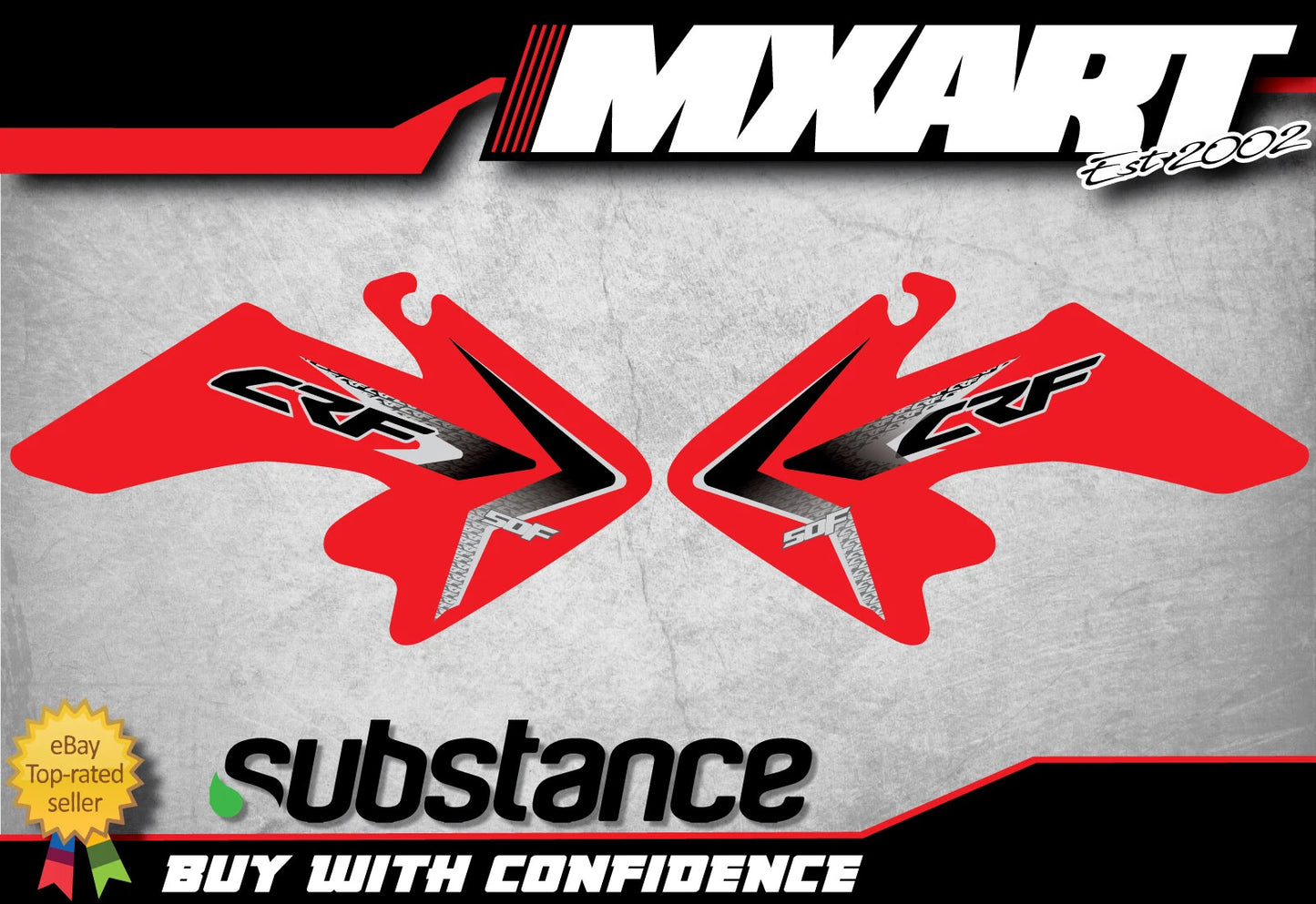 Spring Style Tank Graphics for Honda CRF 50 (2004-2021)