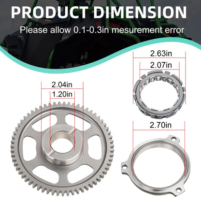 One Way Bearing Starter Clutch Gear Gasket for Polaris RZR 4 XP 900 (2012)