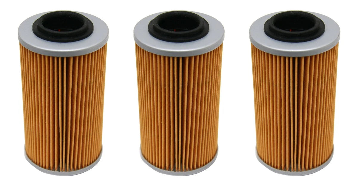 3 Pack Oil Filters for Bombardier Can-Am Traxter 500 650 Auto CVT