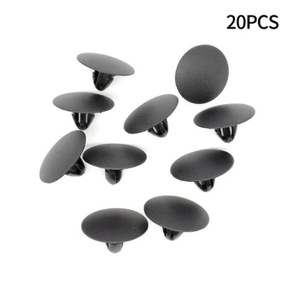 20 x Black Nylon Clips