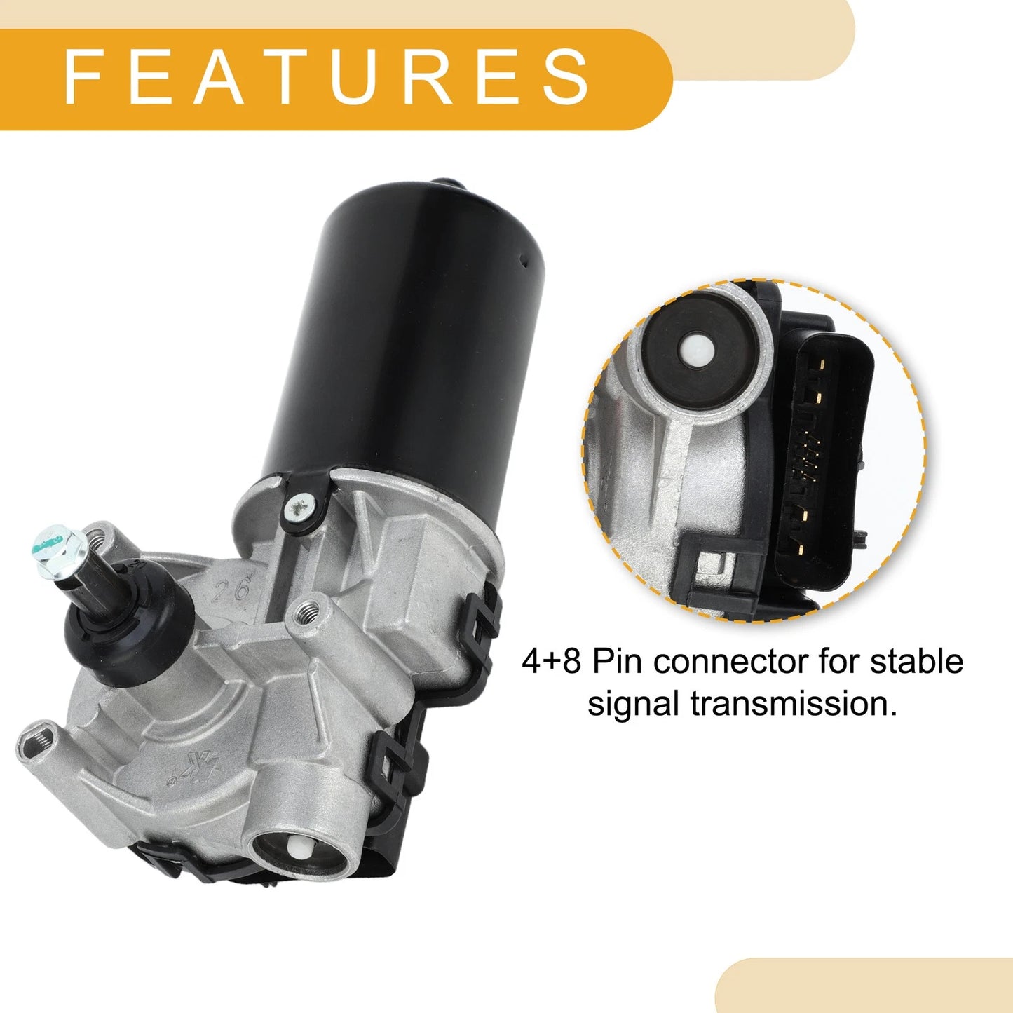 Windshield Wiper Motor for Ford E-150 E-250 (2005-2014)